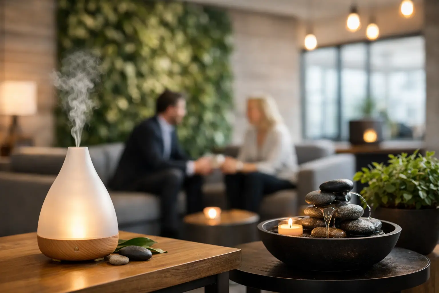 Ambientación sensorial para espacios corporativos