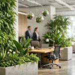 Diseño vegetal corporativo que mejora espacios