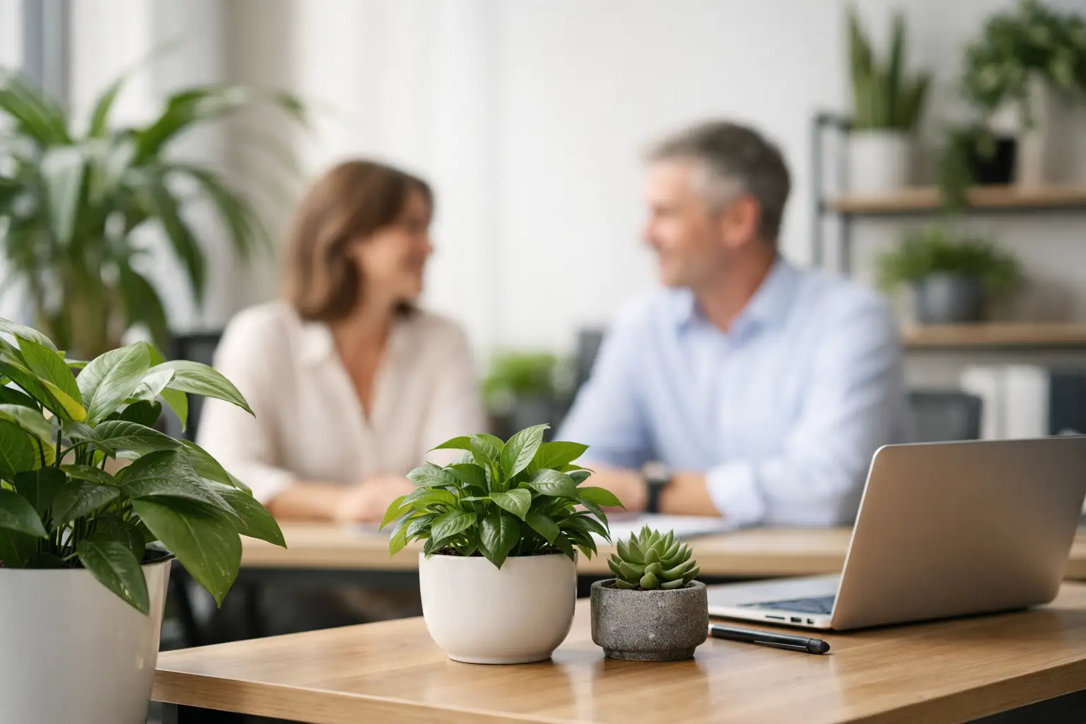 Plantas para mejorar el ambiente laboral