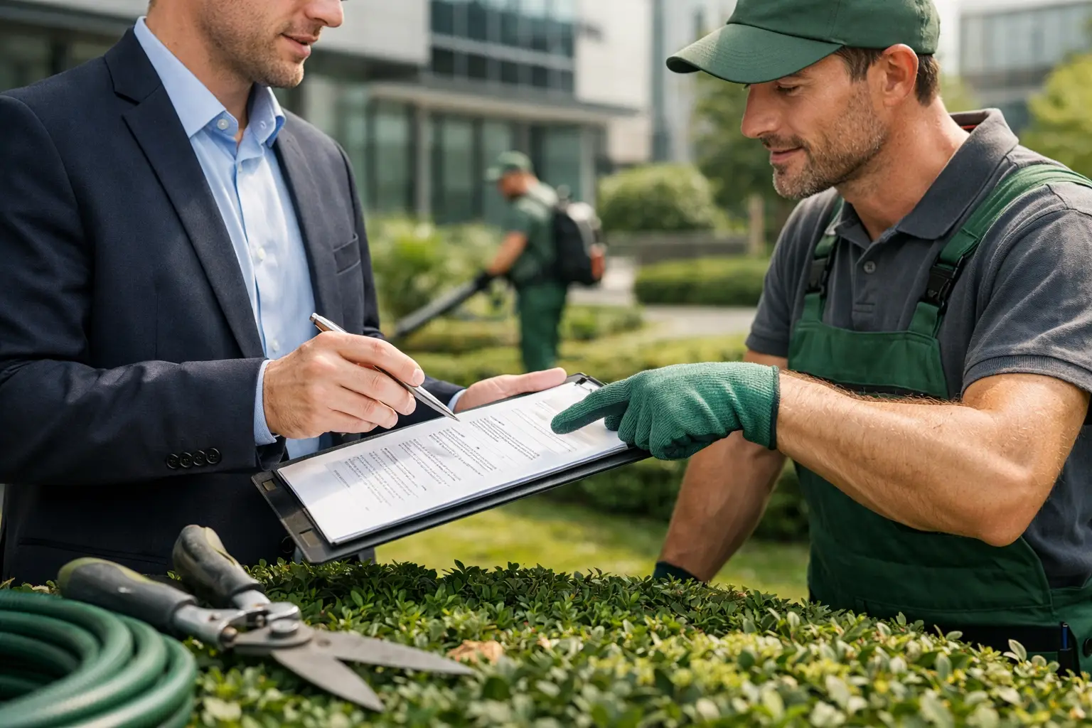 Contratos de mantenimiento vegetal para empresas