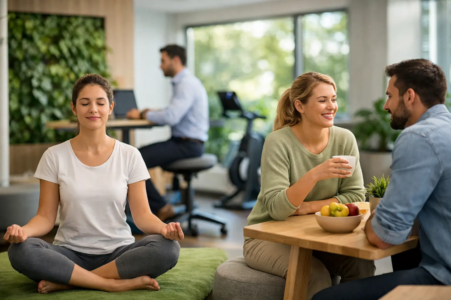 Espacios saludables para empleados que rinden