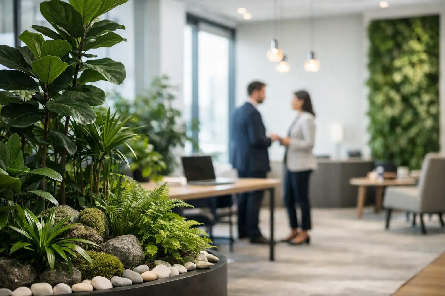 Por qué contratar paisajismo interior en empresas
