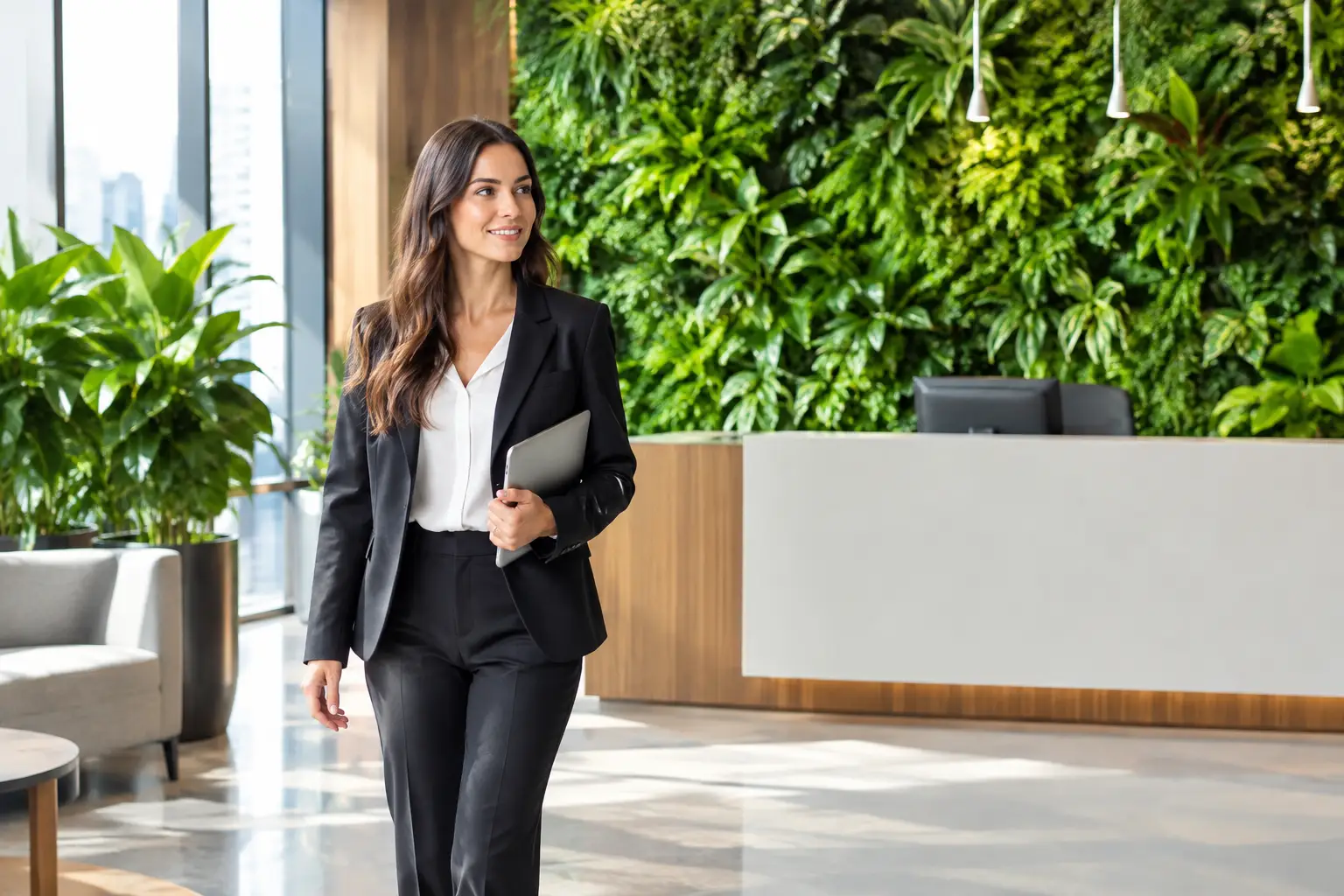 Beneficios del lobby vegetal para su empresa