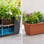 Jardineras de autorriego versus convencionales
