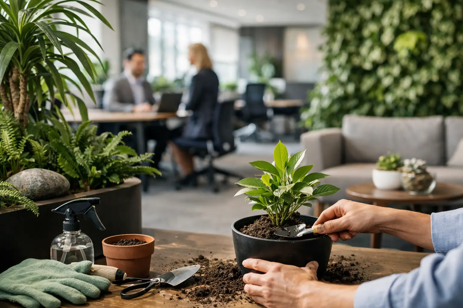 Jardinería corporativa para espacios que cuidan